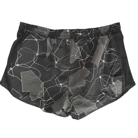 Under Armour Running Shorts Womens S Small Black White HeatGear Liner Loose Fit - Picture 3 of 7